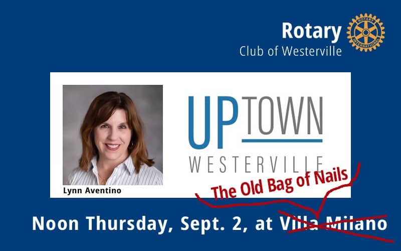 LOCATION CHANGE: Uptown Inc.’s Lynn Aventino at The Old Bag Sept. 2