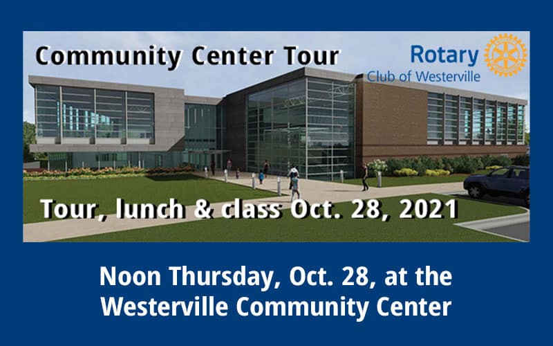 Special off-site lunch, tour of Community Center set for Oct. 28
