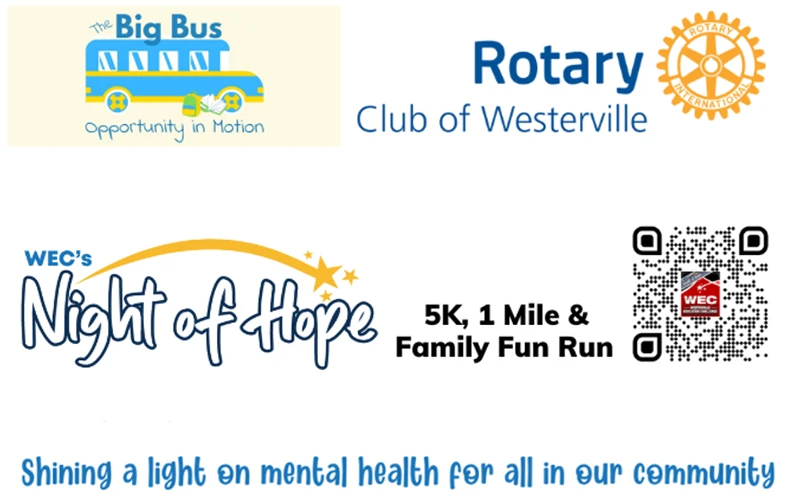 ‘Fill The Big Bus’ and join us for WEC’s Night of Hope 5K Aug. 24
